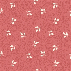 EQP Patchworkstof - Foliage - Strawberry